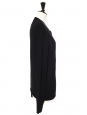 Black wool v neck sweater Retail price €650 Size 40