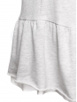 Charleston heather grey cotton crew neck mini dress Size 36