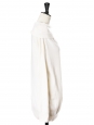 Pull épaules nues en laine blanc crème Px boutique 650€ Taille 36