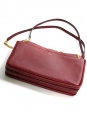 Large LUCY Burgundy red leather shoulder bag NEW Retail price €2500