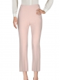 Pantalon droit en crêpe rose pâle Prix boutique 640€ Taille 34