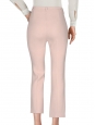 Pantalon droit en crêpe rose pâle Prix boutique 640€ Taille 34