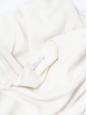 White cashmere round neck sweater Retail price €350 Size 36