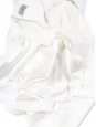 Robe ROBIN col V dos découpé en crêpe stretch blanc Px boutique 1150€ Taille 38