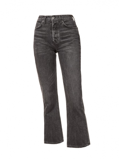 High waist Jordi Kick flare dark grey jeans Retail price $128 Size 24