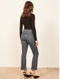 High waist Jordy Kick flare dark grey jeans Retail price $128 Size 24