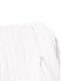 Jupe courte en jersey blanc à pois texturés Prix boutique 1400€ Taille 36