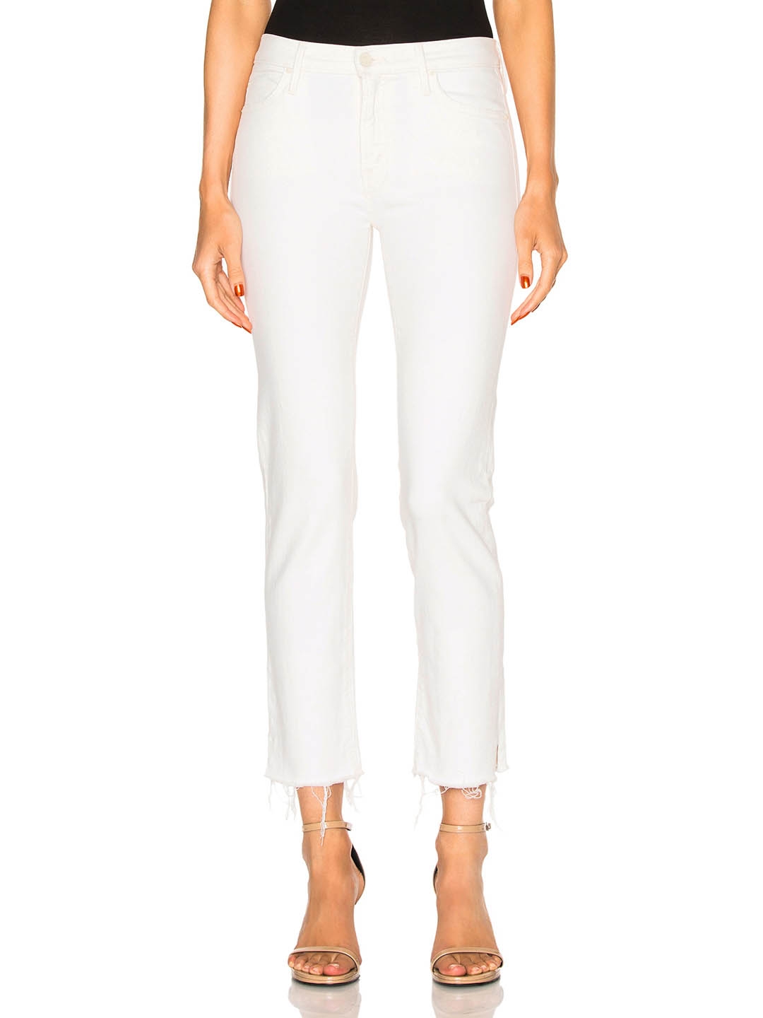 Louise Paris - MOTHER THE RASCAL Ankle snippet high Waist straight leg ...