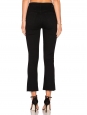 THE HUSTLER Not guilty high waist cropped ankle fray black jeans Retail price $280 Size 27