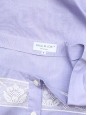 Robe en coton mauve et dentelle blanche Px boutique 330€ Taille 36