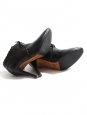 CHLOE Bottines à talon PIPER low boots en cuir noir Px boutique 640€ Taille 38,5