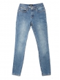 Jean moulant bleu medium slim fit taille haute cropped Prix boutique 160€ Taille 25