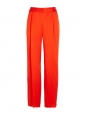 Pantalon CICELY fluide en satin rouge vif Prix boutique 515€ Taille 40