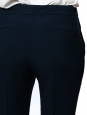 CHLOE Navy blue crepe de chine slim fit tailored pants NEW Retail price €480 Size 34