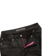 LIBERTY Black waxed slim fit jeans Retail price €300 Size XS