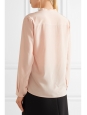 STELLA MCCARTNEY EVA powder pink silk crepe de chine long sleeve blouse Retail price €525 Size 34