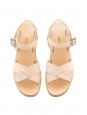 APC Natural leather and suede wedge sandals NEW Retail price €290 Size 39
