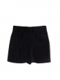 Black pleated crepe high waisted shorts Retail price €490 Size 38