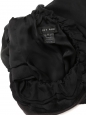 JAY AHR Robe de cocktail asymétrique à volants en soie noire Px boutique 1500€ Taille 36