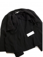 STELLA MCCARTNEY Black crepe cinched blazer jacket Retail price €900 SIze 38