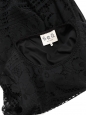 SEA NY Short sleeves black lace mini dress Retail price $445 Size 36