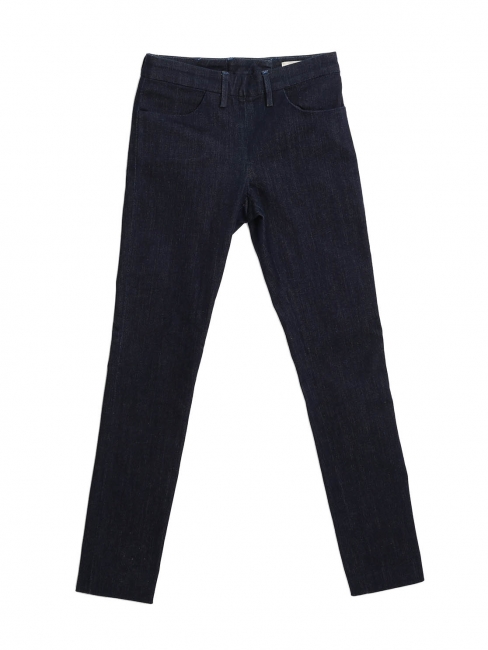 SKIN RINSE dark blue skinny jeans with back zip Retail price $265 Size 27/32