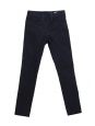 SKIN RINSE dark blue skinny jeans with back zip Retail price $265 Size 27/32