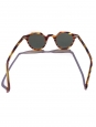 HERI Tortoiseshell brown frame sunglasses with dark grey mineral lenses