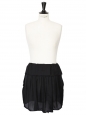 Black fluid low waist skirt Retail price around €290 Size 36