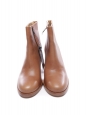 APC PARIS Bottines boots Chic à talon en cuir marron NEUVES Px boutique 360€ Taille 40