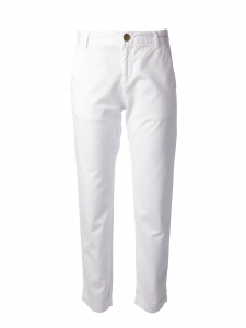 CURRENT ELLIOTT Pantalon chino femme THE BUDDY slim fit en coton blanc Px boutique 240€ Taille 36