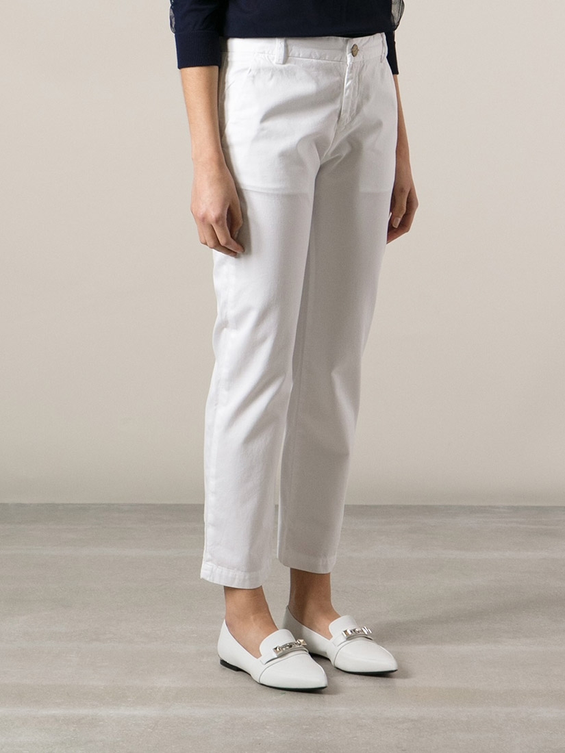 Women's Clearance Woven Twill Roll Up Pant made with Organic Cotton | Pact