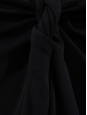 Robe bustier mi-longue en jersey noir Prix boutique 900€ Taille S