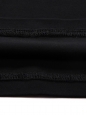 Mid-length black jersey strapless dress Retail price €900 Size S