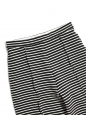 Thin black and white stripes slim fit high waist pants Retail price €215 Size XS