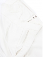 Pantalon ample raccourci en crêpe blanc Taille 36