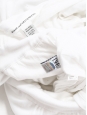 Robe longue décolleté V cintrée en modal blanc Prix boutique $470 Taille 40