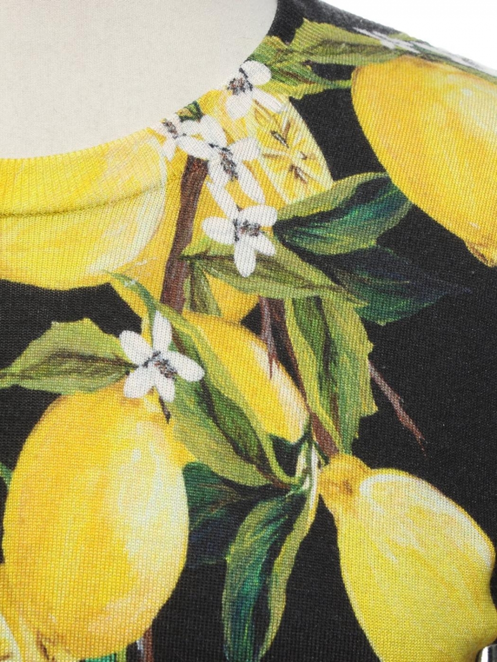 lemon cashmere jumper