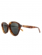 CELINE AVA Brown tortoiseshell dark havana round sunglasses CL 41448S Retail price €360