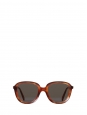 CELINE AVA Brown tortoiseshell dark havana round sunglasses CL 41448S Retail price €360