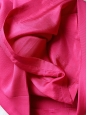 Jupe en laine et soie rose fuchsia NEUVE Px boutique 650€ Taille 36