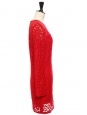 Robe Kawai Harlem manches longues en dentelle de coton rouge Px boutique 500€ Taille XS