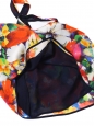 Multicolore floral print silk sleeveless mini dress Retail price €450 Size 38