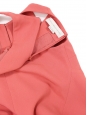 Robe évasée sans manches en jersey rose chèvrefeuille Px boutique 600€ Taille 34