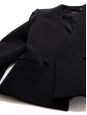 STELLA MCCARTNEY Black crepe cinched blazer jacket Retail price €900 SIze 38