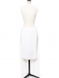 Jupe taille haute à panneaux en crêpe blanc Prix boutique 950€ Taille 34