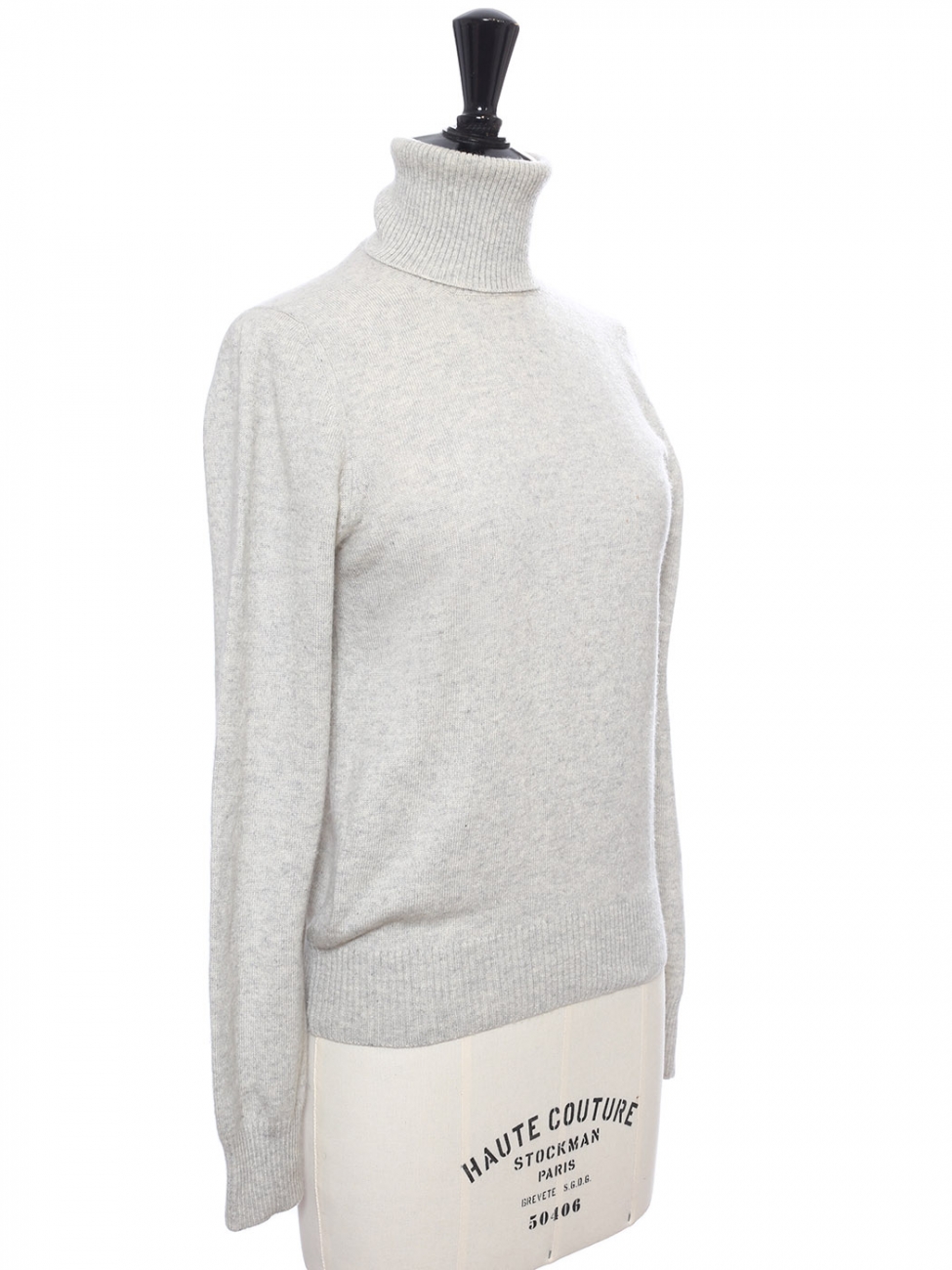 light grey turtle neck