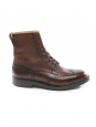 ISLAY Dark Brown Scotch Country Grain leather NEW Retail price €610 Size 44