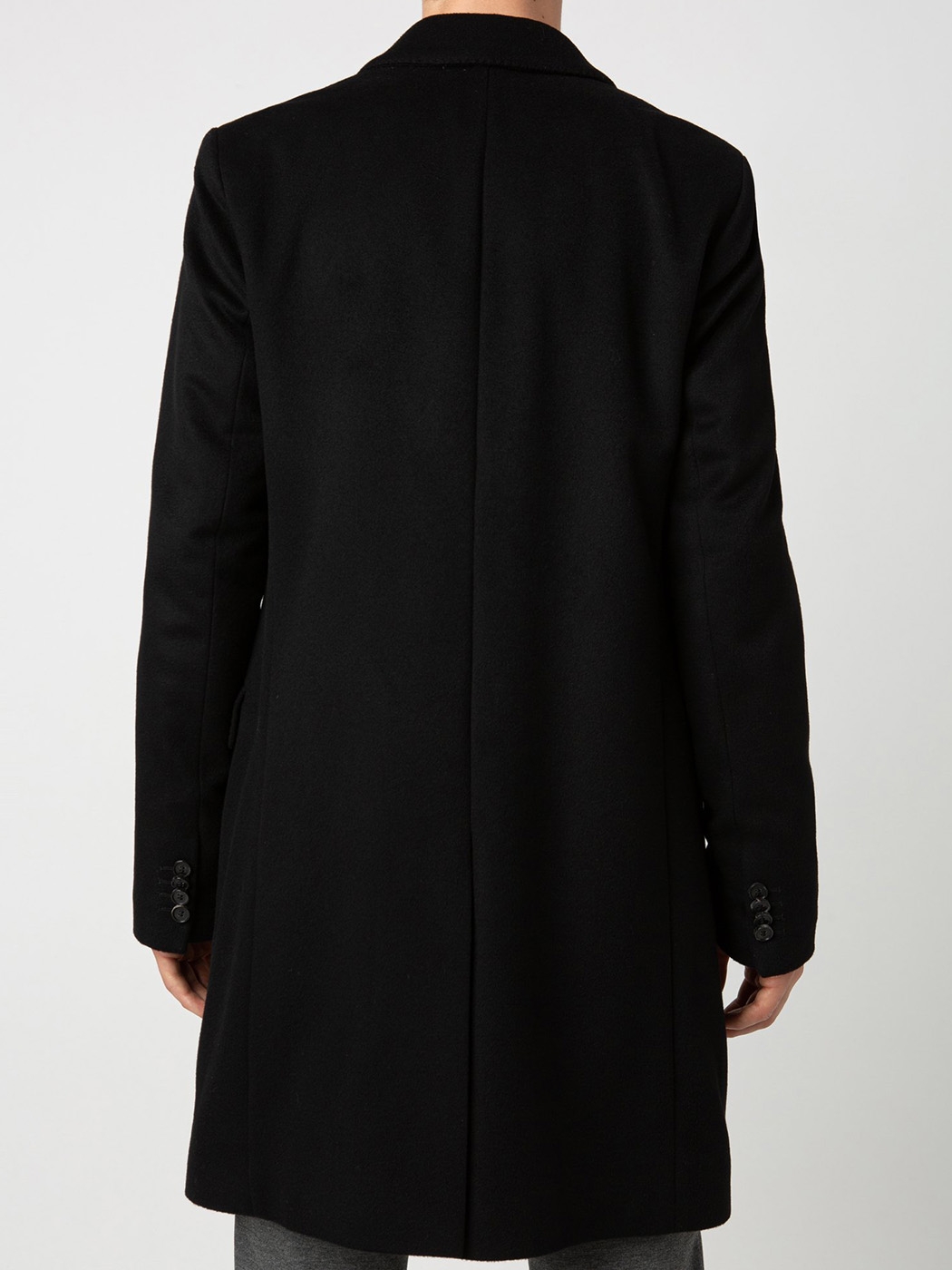 Vakantie bemanning Wijde selectie Boutique HUGO BOSS MIGOR Men's black cashmere wool long coat Retail price  €750 Size 48 (M)