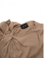 Nutmeg beige wool and alpaca knitted dress Retail price €1000 Size S